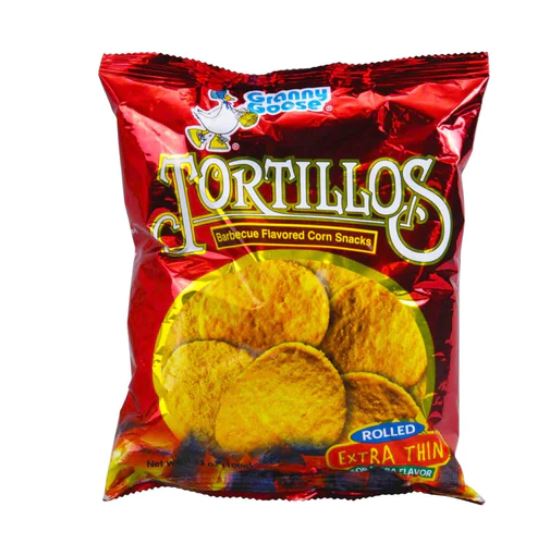 J&J Granny Gooze Tortillos BBQ 100g