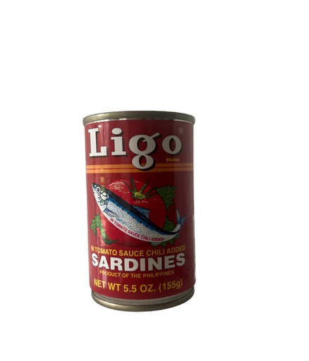 Sardinen im Tomatensoße scharf 155g - Ligo